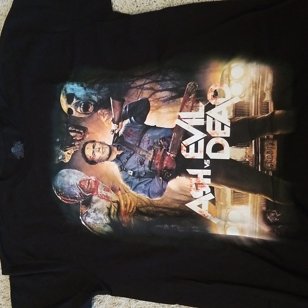 Ash vs Evil Dead, mens tshirt - black. Size L. New without tags.